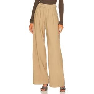Nonchalant Label 'Fabi' Beige Wide Leg Pant Size S